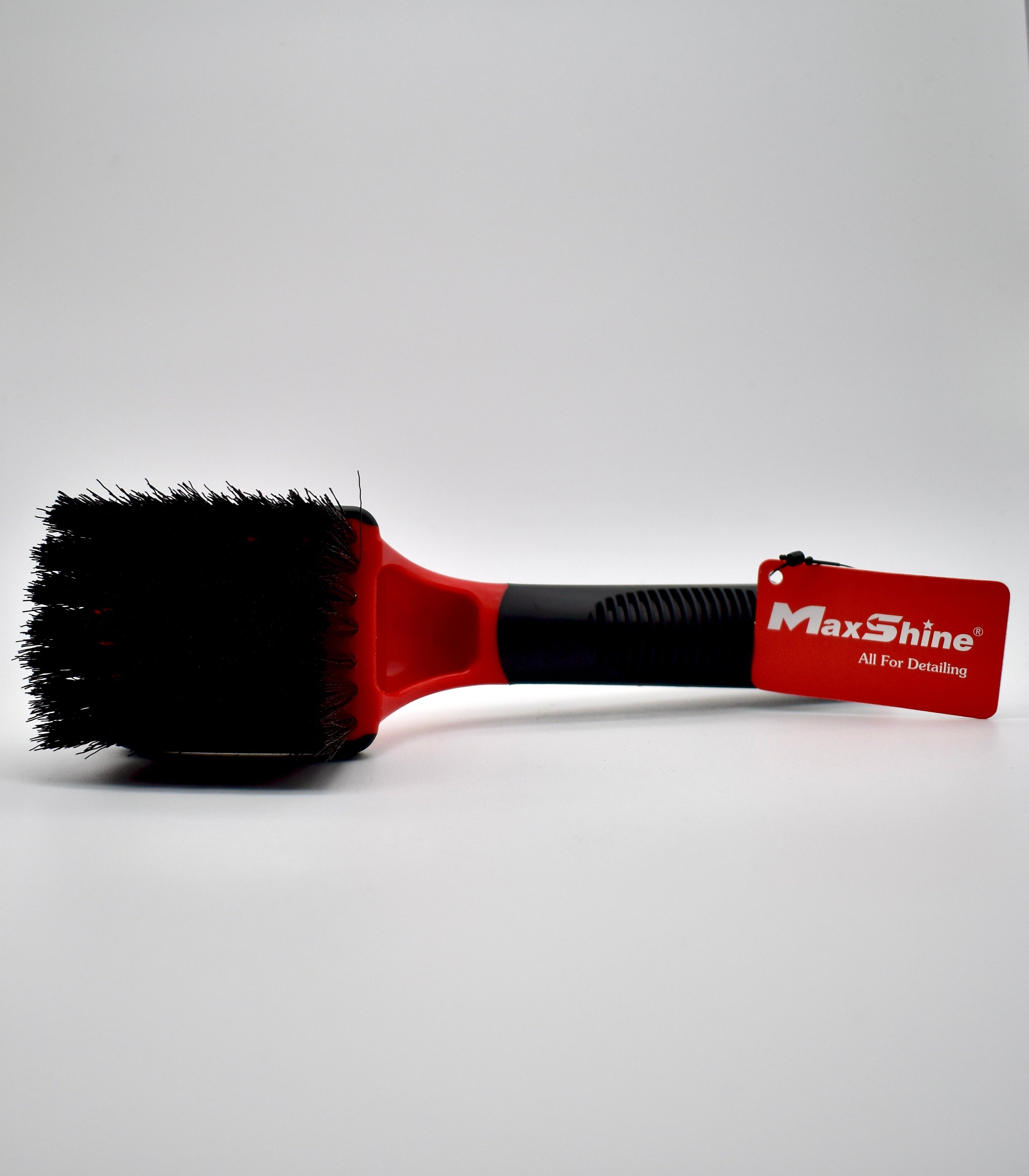 Max Shine Soft Grip Heavy Duty Tire Brush With Short Handle